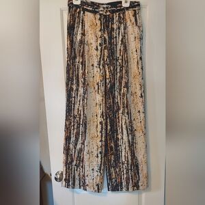 Zara Multicolor Abstract Print Trousers